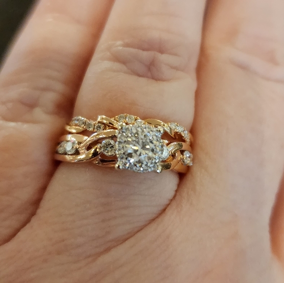 Beautiful Helzberg Diamonds 1 CT 14k Rose Gold Engagement Wedding… - Picture 4 of 15